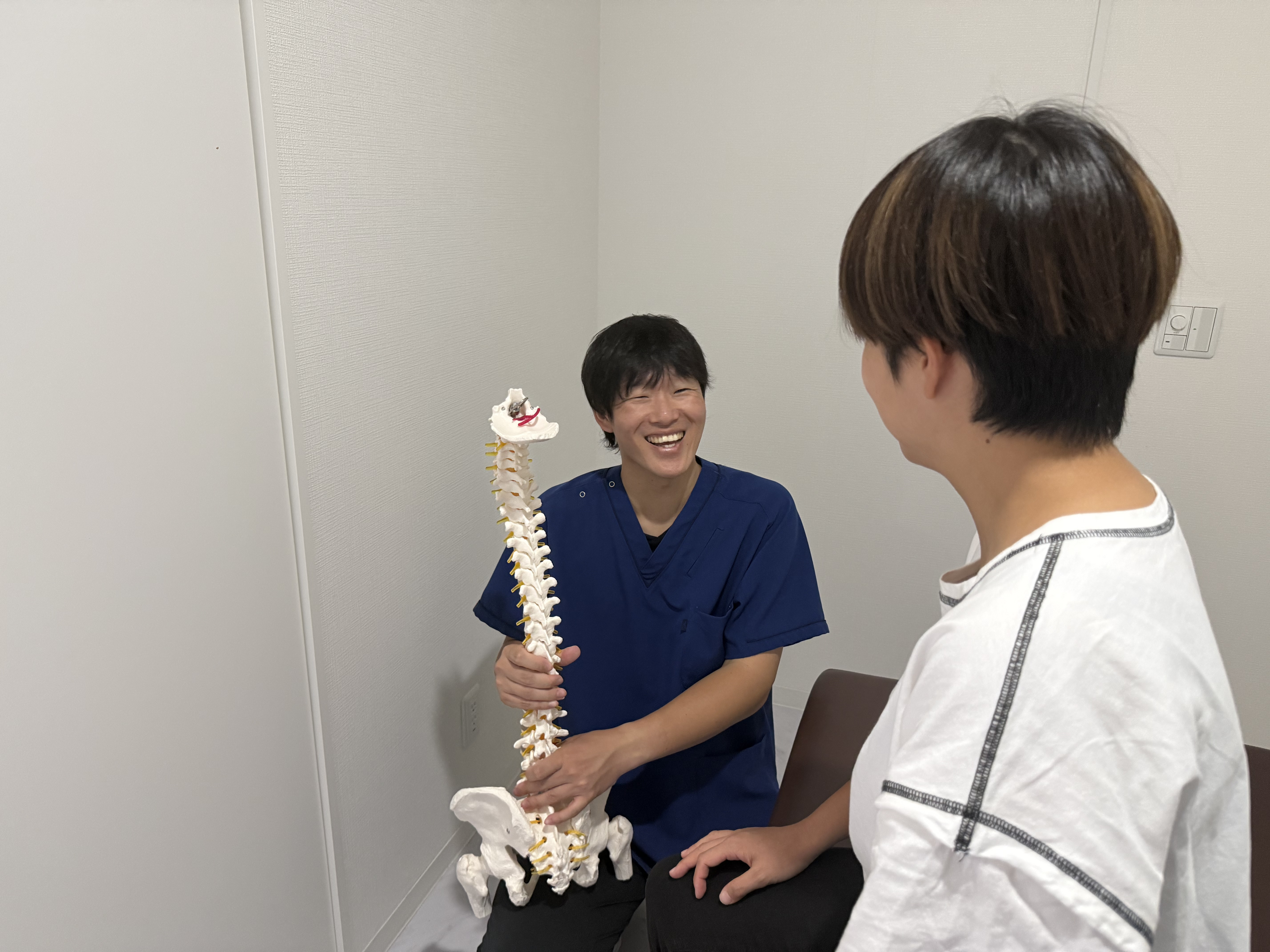 丁寧なカウンセリングの様子